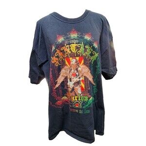 Santana 2005 Abraza Tu Luz Tour T-Shirt Size XL Vintage 2 Sides